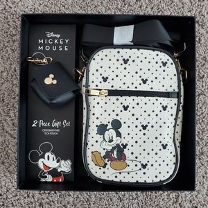 Mickey Mouse Crossbody Bag and Tech Pouch
